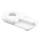 Prime-Line Flush Plastic Screen Clip, White, PK25 PL 14518 - alternate 1